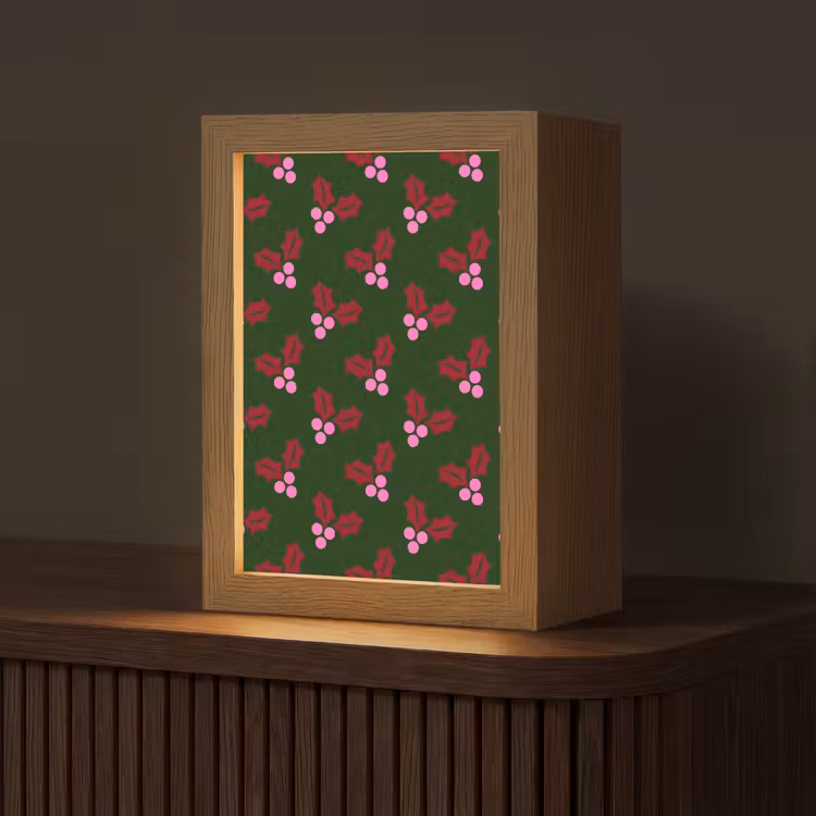 Gepersonaliseerde Lightbox - Neon - Hulst - Kerst — 1