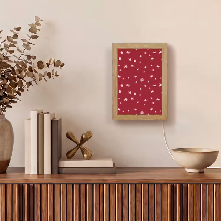 Gepersonaliseerde Lightbox - Rood - Wit - Kerst - Ster — 4