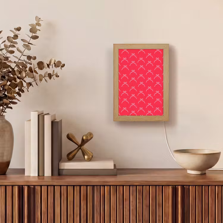 Gepersonaliseerde Lightbox - Strik - Rood - Kerst — 4