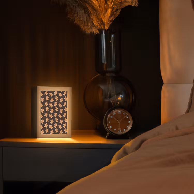 Gepersonaliseerde Lightbox - Bruin - Peperkoek - Kerst — 2