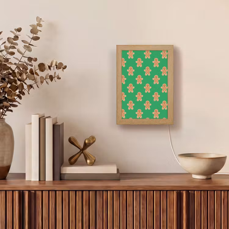 Gepersonaliseerde Lightbox - Peperkoek - Kerst - Neon - Groen — 4