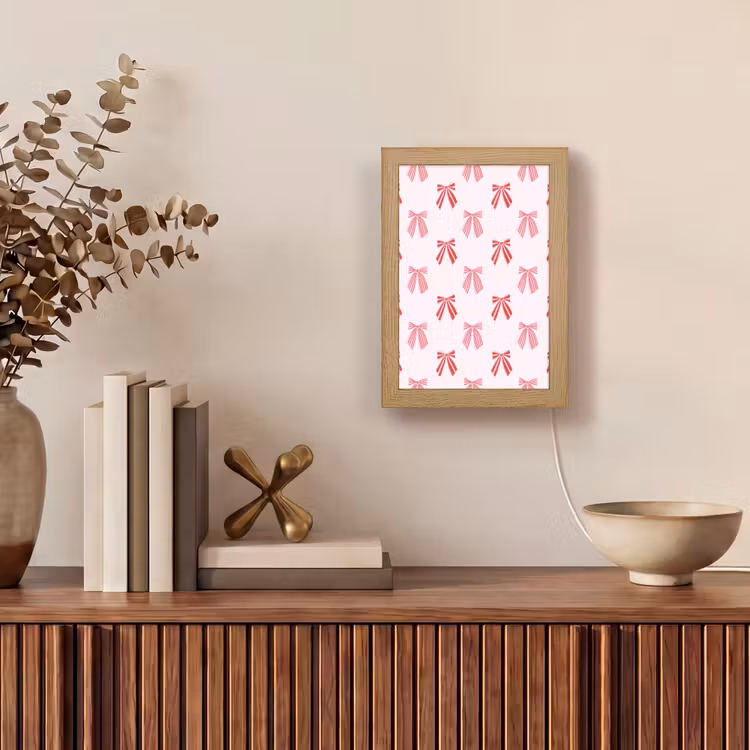 Gepersonaliseerde Lightbox - Strikken - Kerst - Roze - Rood — 4