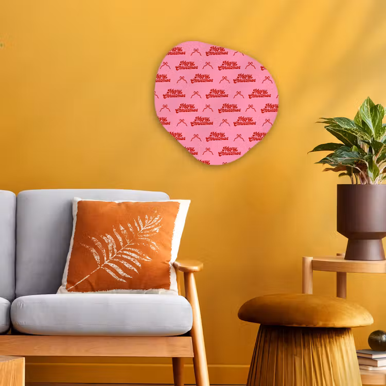 Organisch schilderij - Forex - Tekst - Strik - Rood - Roze — 3
