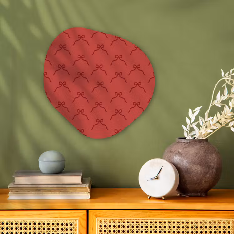 Organisch schilderij - Forex - Strik - Rood - Kerst — 2