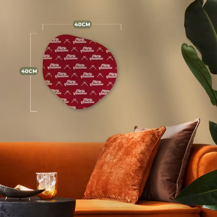 Organisch schilderij - Forex - Tekst - Rood - Wit - Strik — 4