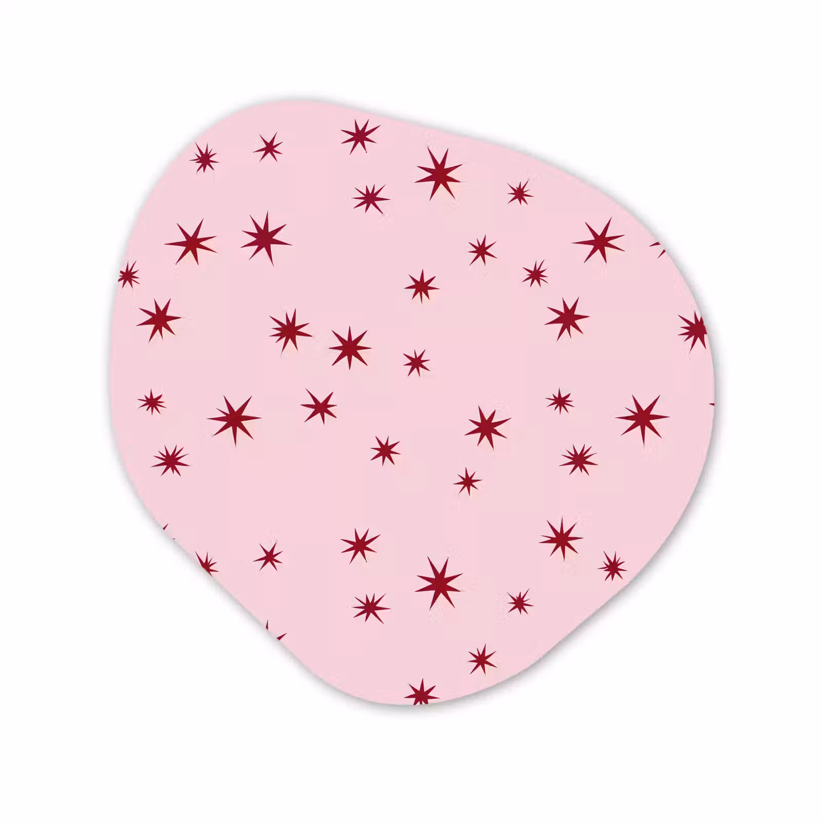 Organisch schilderij - Forex - Ster - Roze - Rood — 1