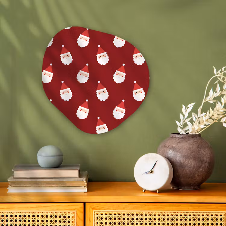 Organisch schilderij - Forex - Kerstman - Kerst - Rood — 2
