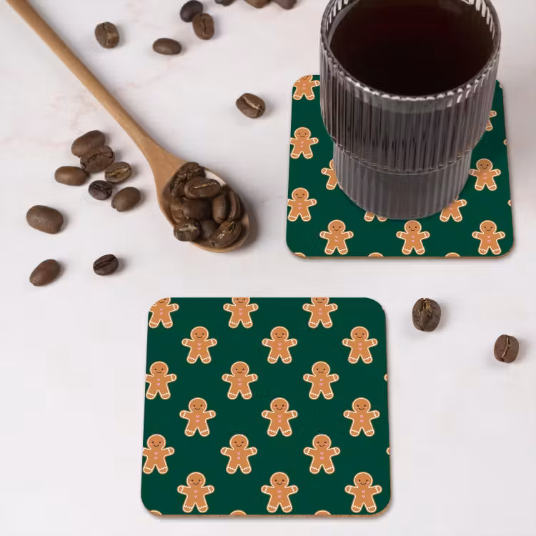 Onderzetter - Peperkoek - Kerst - Groen — 4