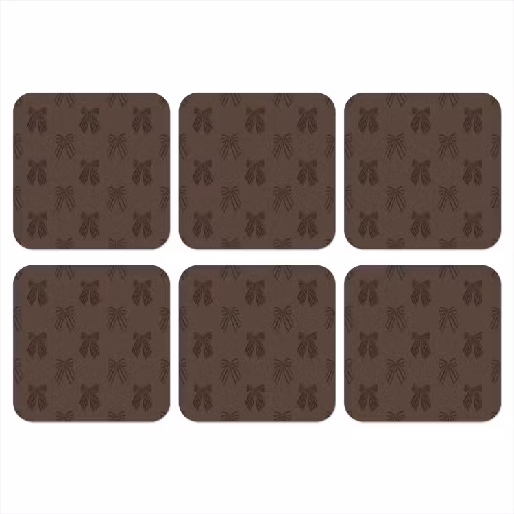 Onderzetter - Strikken - Kerst - Bruin — 1