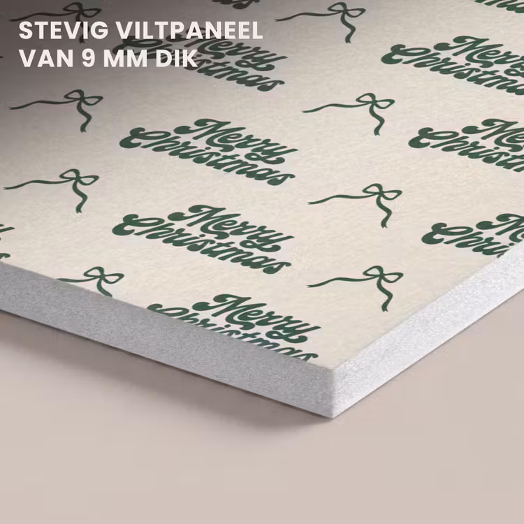 Akoestisch schilderij - Tekst - Groen - Strik — 5