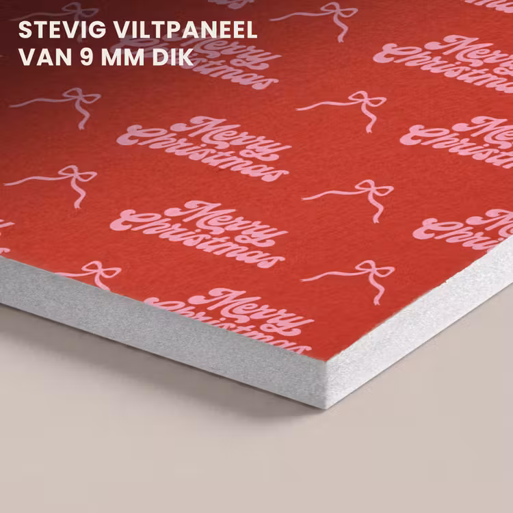 Akoestisch schilderij - Tekst - Strik - Roze - Rood — 5