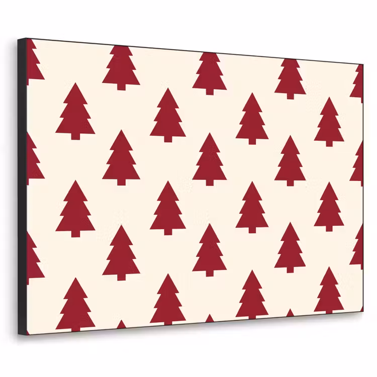 Art Frame - Kerstboom - Crème - Rood — 1