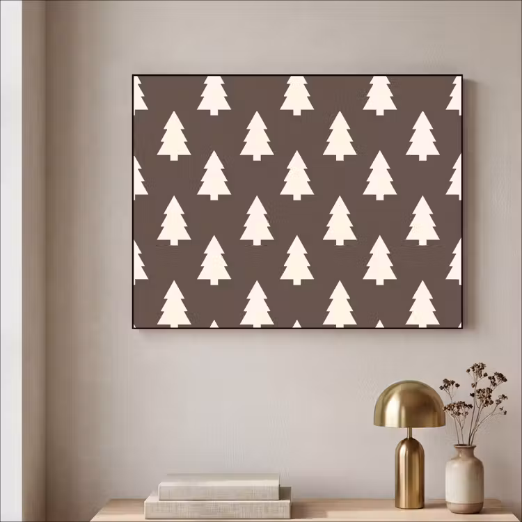 Art Frame - Kerstboom - Grijs - Crème — 5