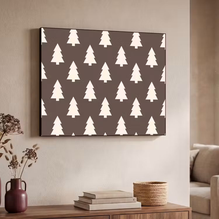 Art Frame - Kerstboom - Grijs - Crème — 7