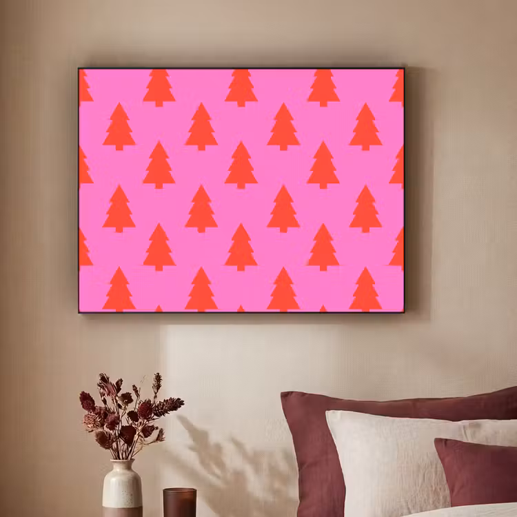 Art Frame - Kerstboom - Rood - Neon — 3