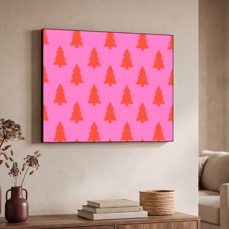 Art Frame - Kerstboom - Rood - Neon — 7