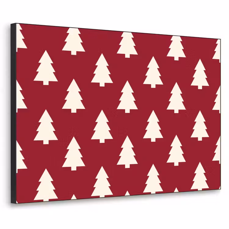 Art Frame - Kerstboom - Rood - Wit — 1