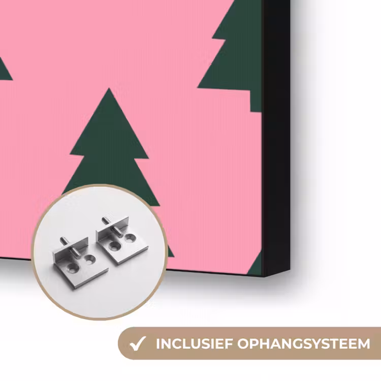Art Frame - Kerstboom - Roze - Groen — 6