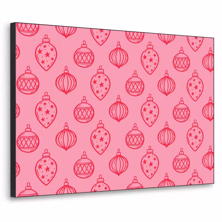 Art Frame - Kerstbal - Roze - Rood — 1