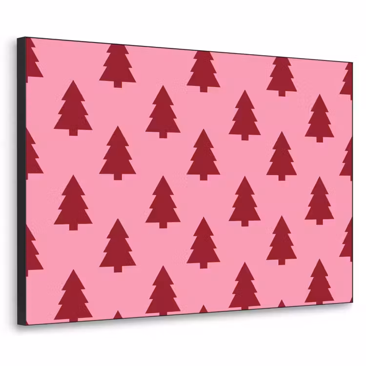 Art Frame - Kerstboom - Rood - Roze — 1