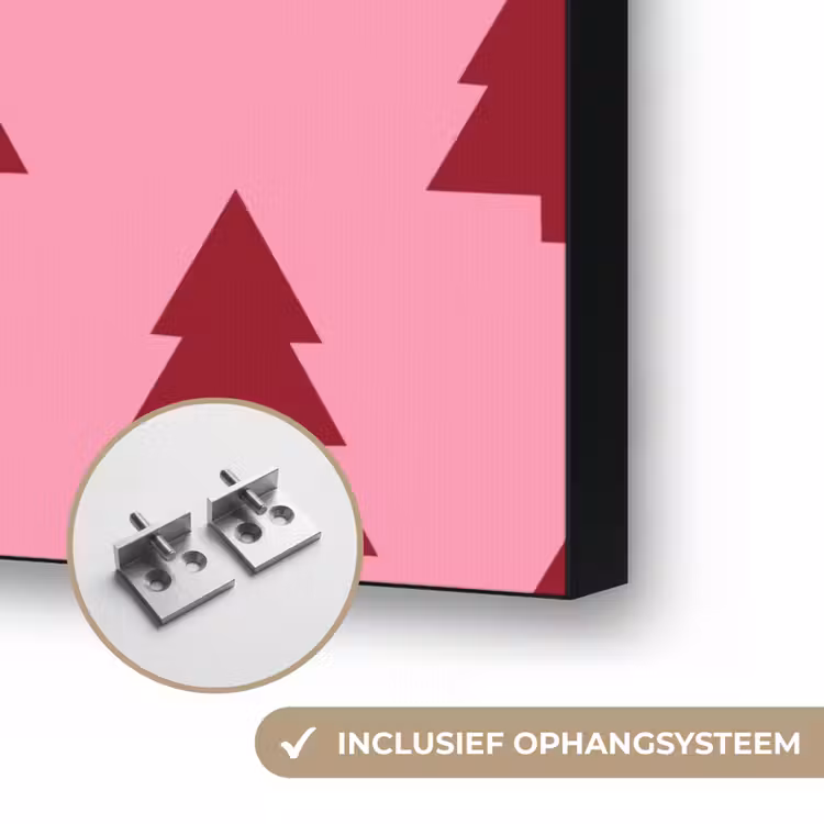 Art Frame - Kerstboom - Rood - Roze — 6