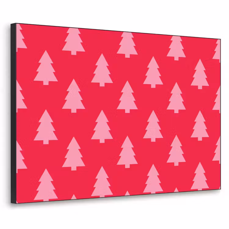 Art Frame - Kerstboom - Roze - Rood — 1