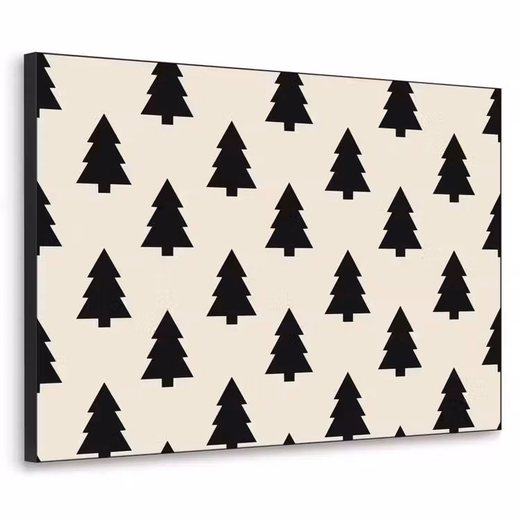 Art Frame - Kerstboom - Wit - Zwart — 1