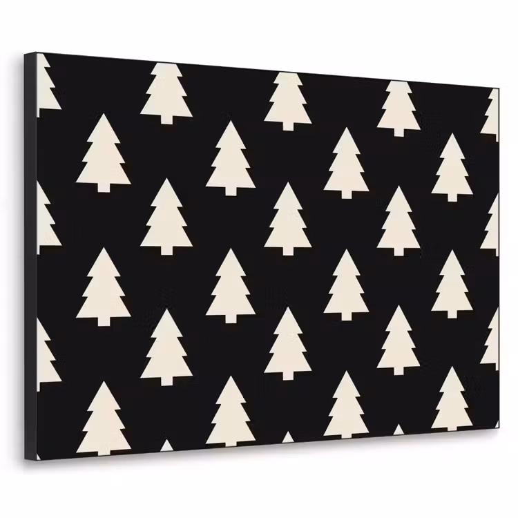 Art Frame - Kerstboom - Zwart - Wit — 1