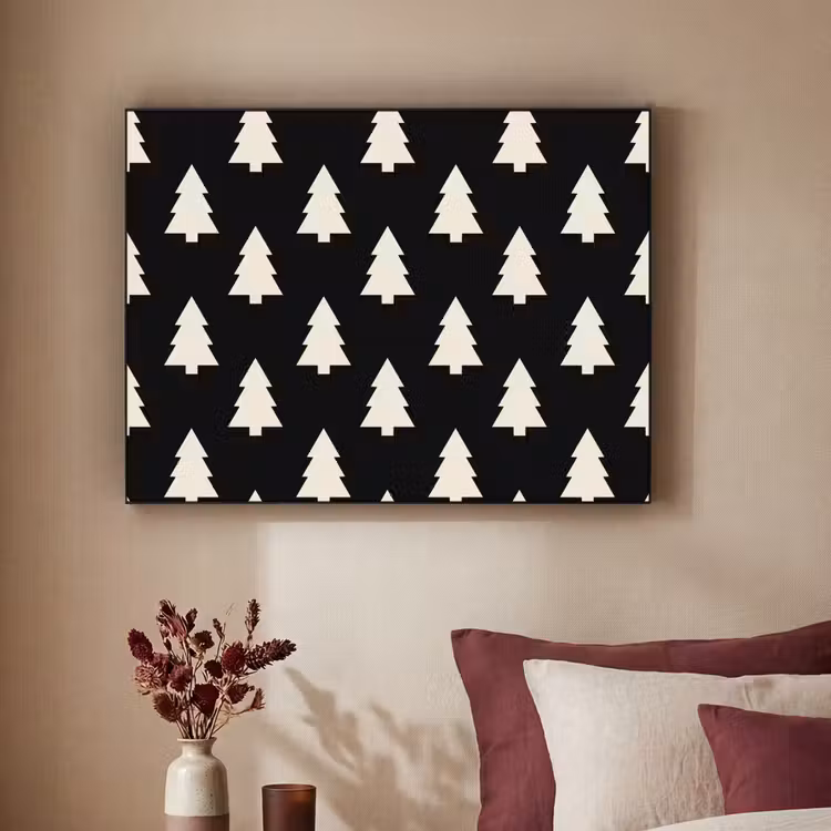 Art Frame - Kerstboom - Zwart - Wit — 3