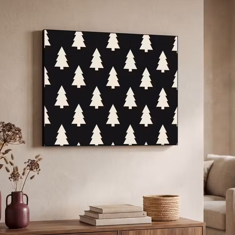 Art Frame - Kerstboom - Zwart - Wit — 7