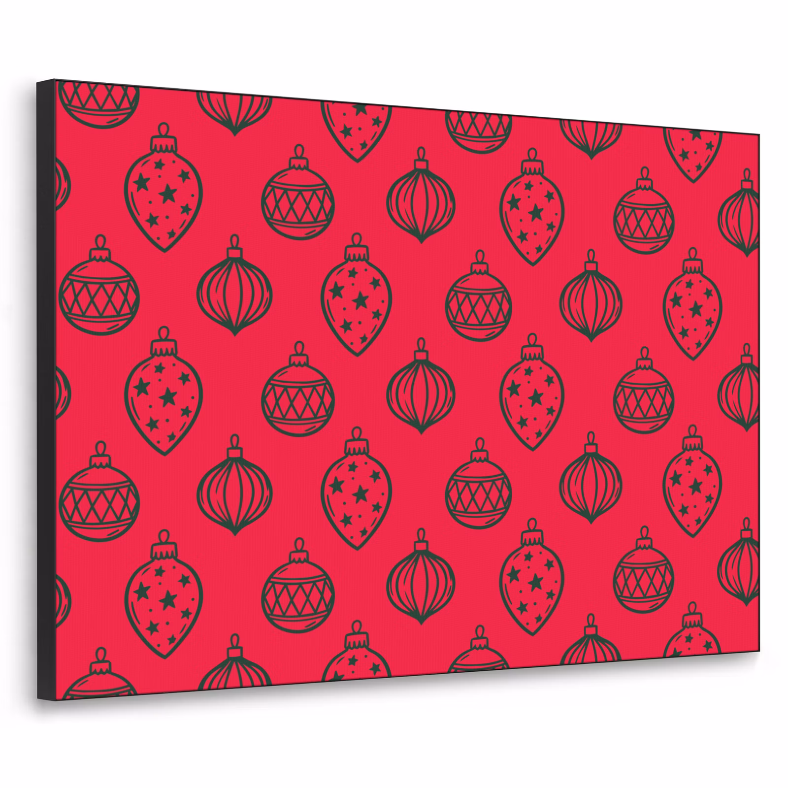 Art Frame - Kerstbal - Groen - Rood — 1