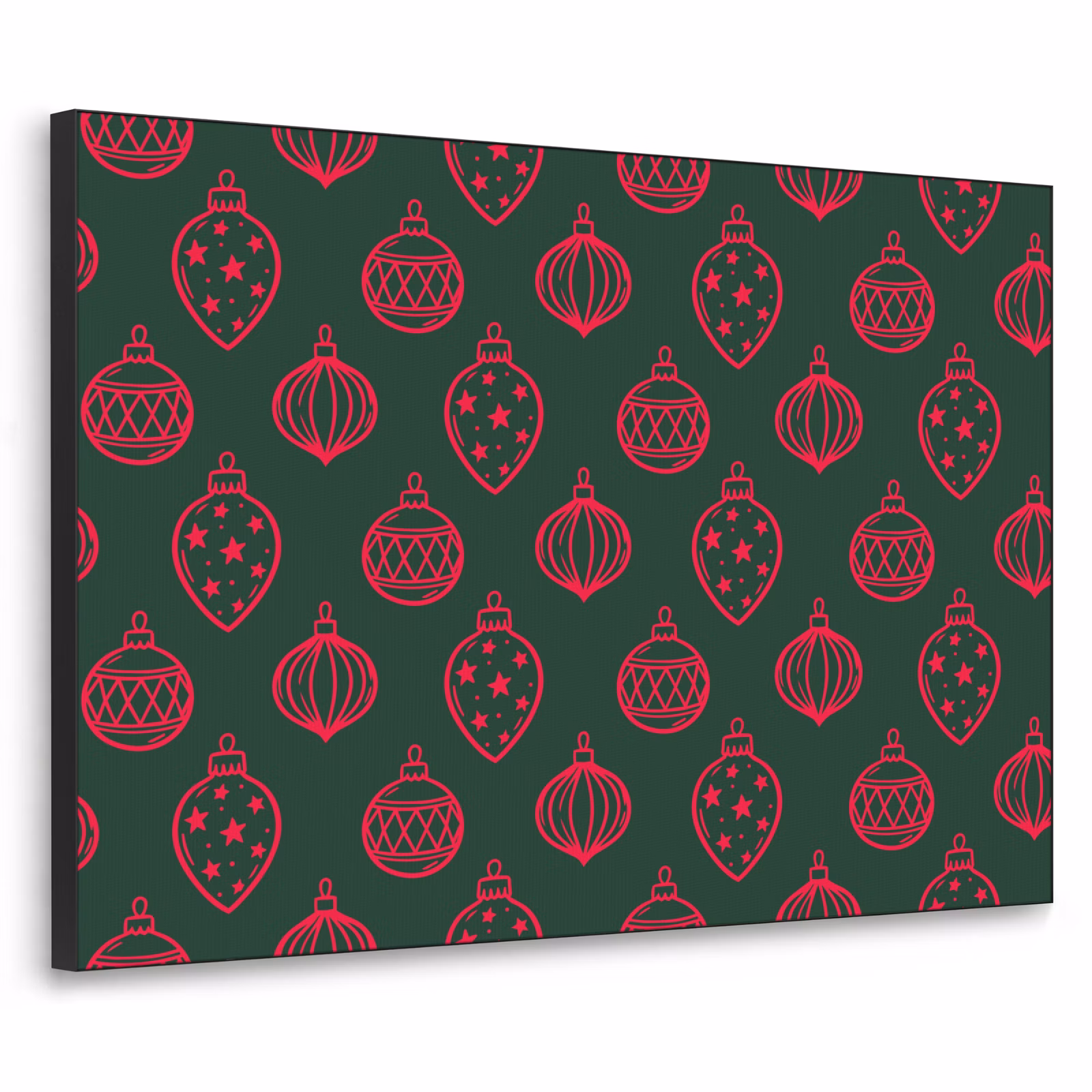 Art Frame - Kerstbal - Rood - Groen — 1