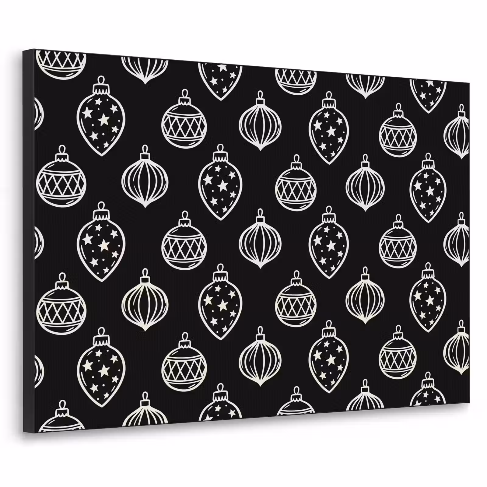 Art Frame - Kerstbal - Wit - Zwart — 1