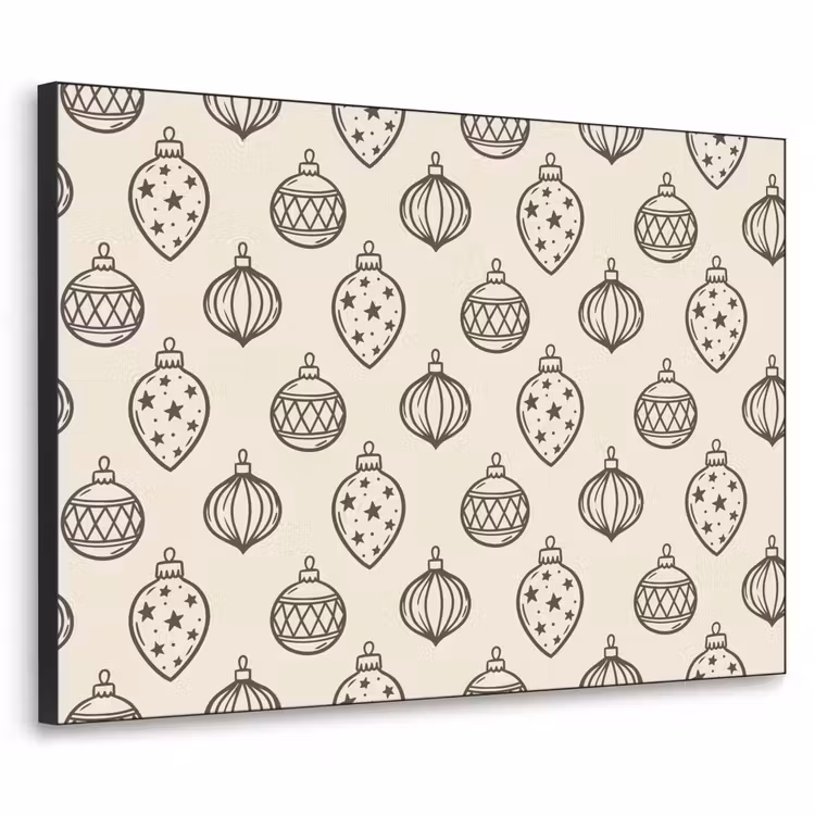 Art Frame - Kerstbal - Groen - Crème — 1