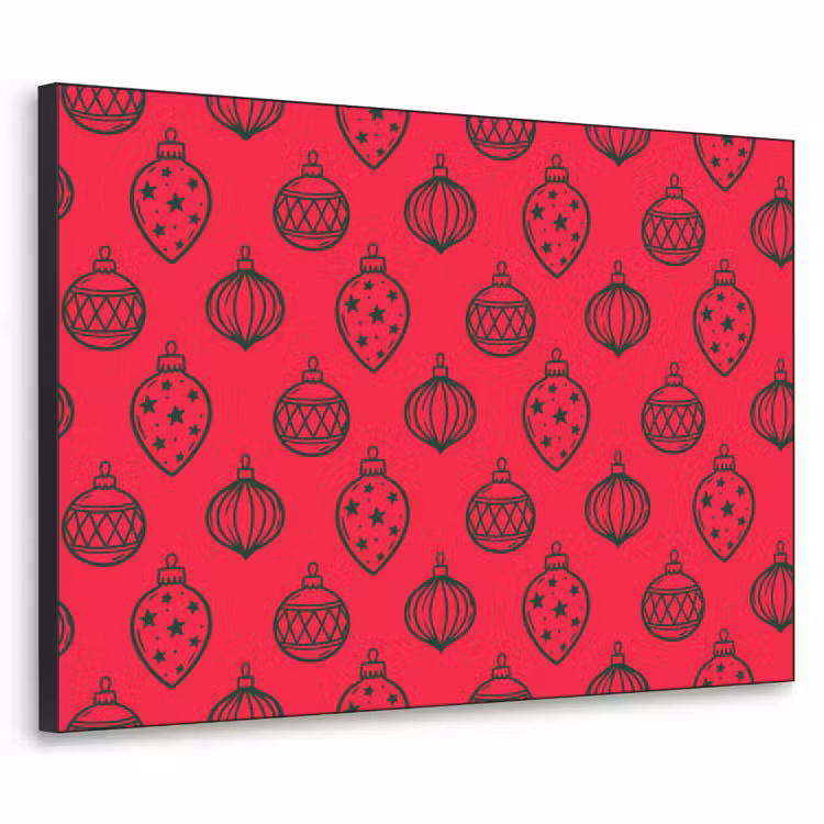 Art Frame - Kerstbal - Groen - Rood — 1