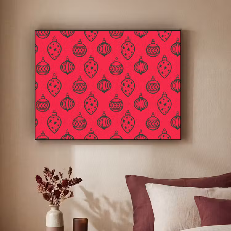 Art Frame - Kerstbal - Groen - Rood — 3