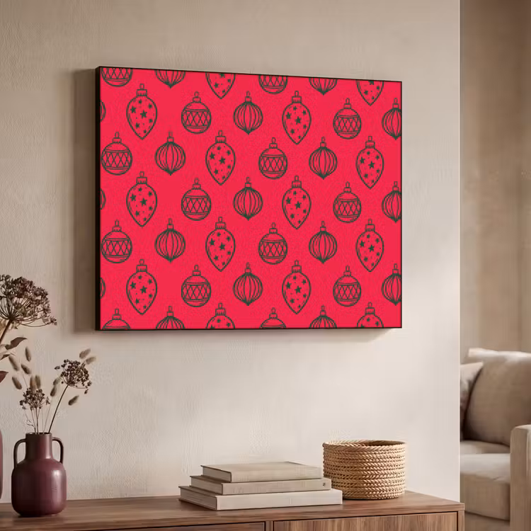 Art Frame - Kerstbal - Groen - Rood — 7