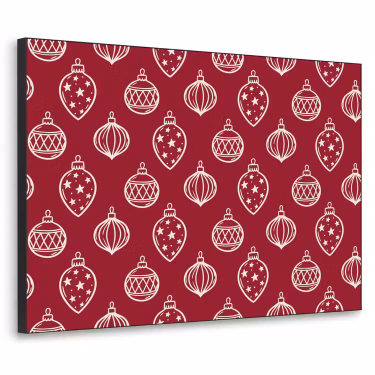 Art Frame - Kerstbal - Rood - Crème — 1