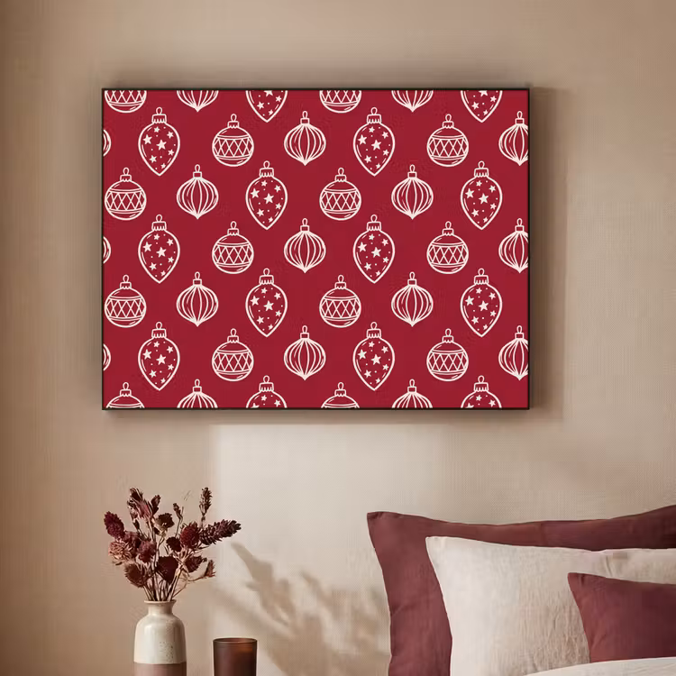 Art Frame - Kerstbal - Rood - Crème — 3