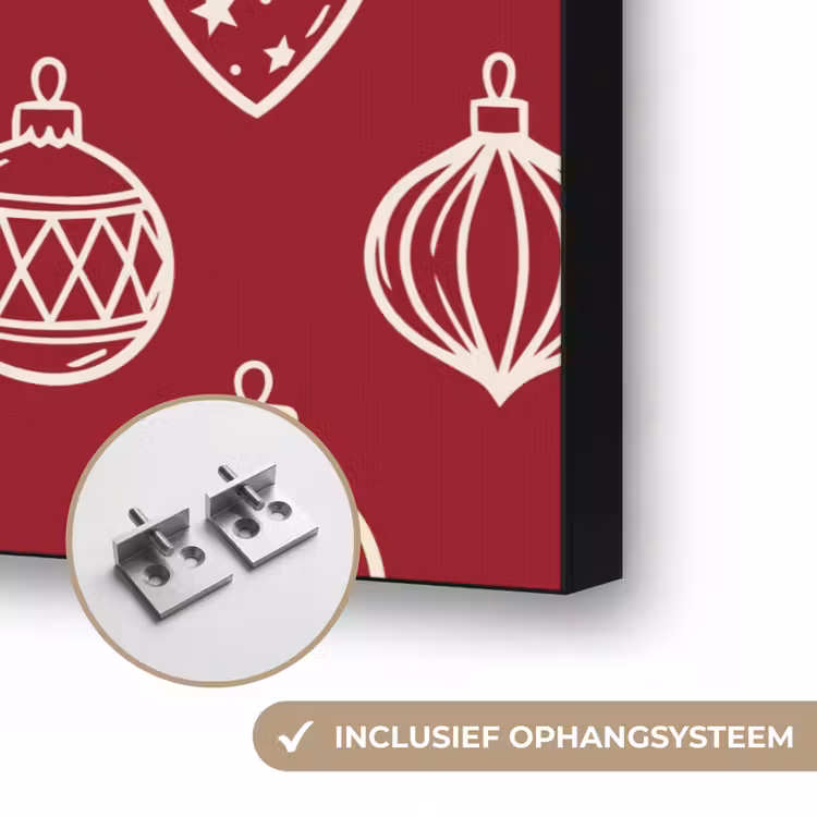 Art Frame - Kerstbal - Rood - Crème — 6