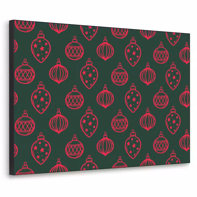 Art Frame - Kerstbal - Rood - Groen — 1