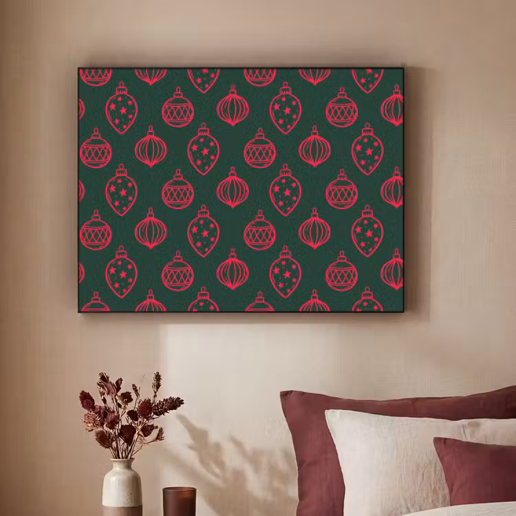 Art Frame - Kerstbal - Rood - Groen — 3