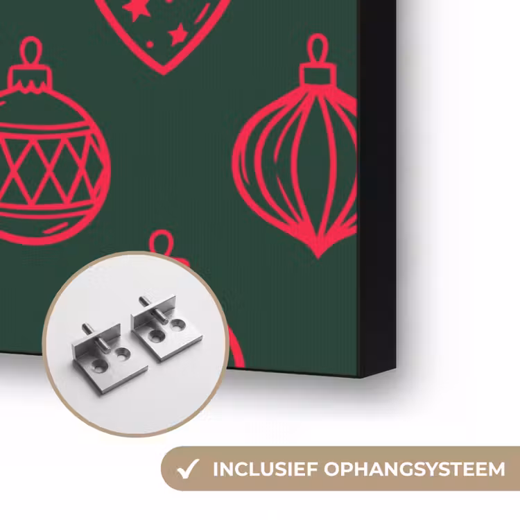 Art Frame - Kerstbal - Rood - Groen — 6
