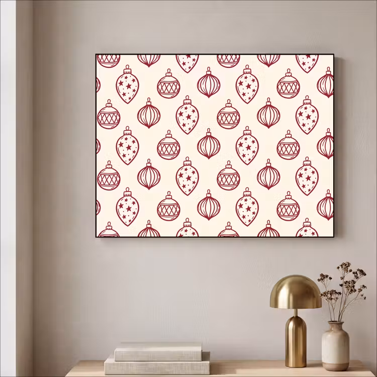 Art Frame - Kerstbal - Rood - Kerst — 5