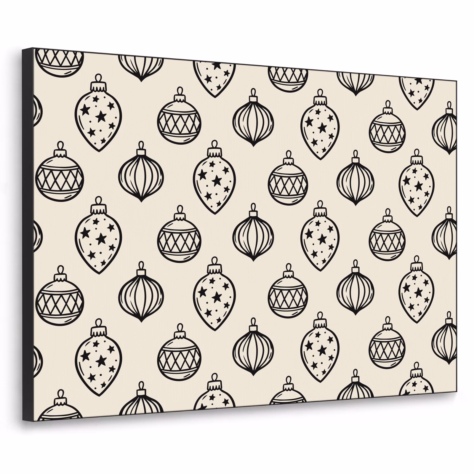 Art Frame - Kerstbal - Zwart - Wit — 1