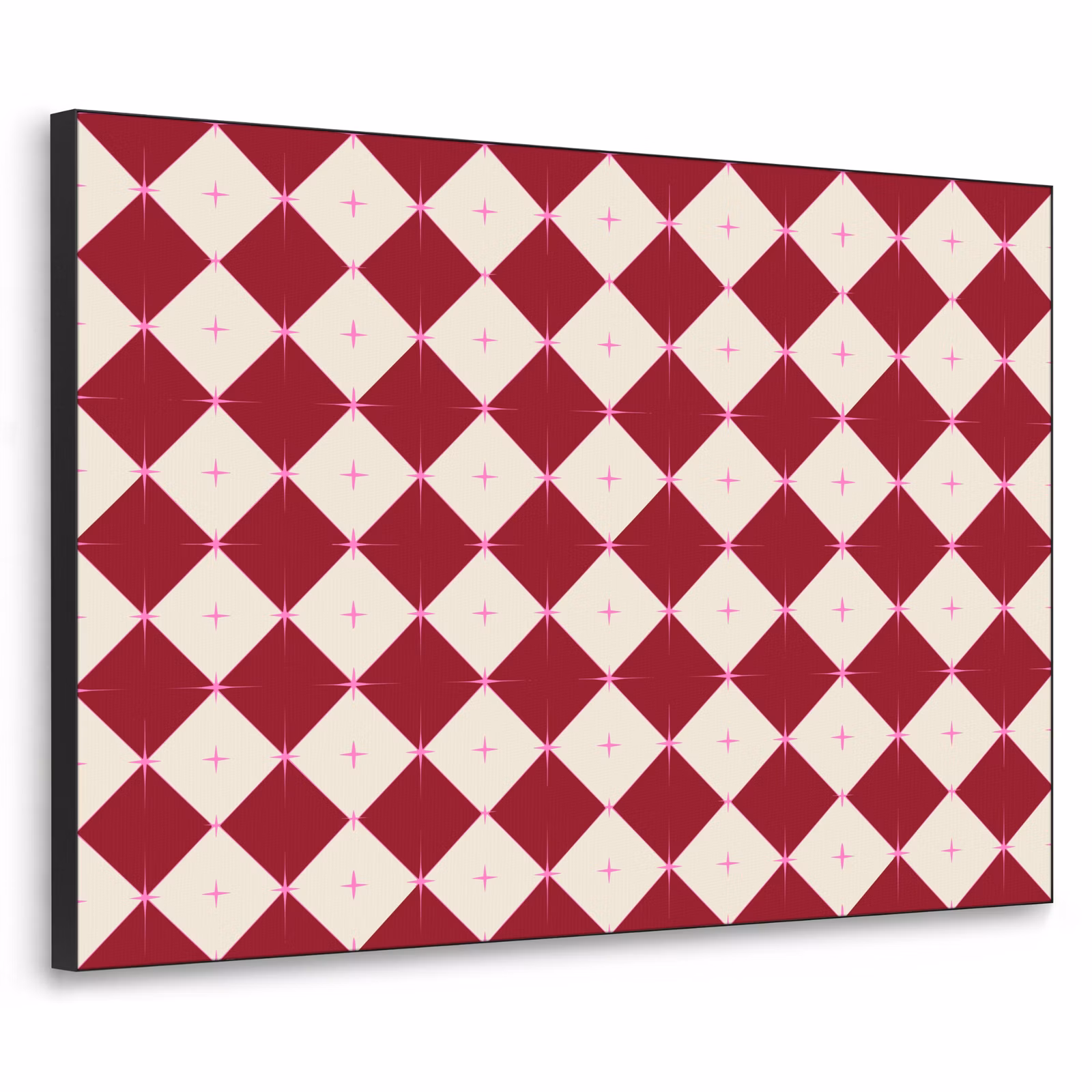 Art Frame - Ster - Roze - Rood - Kerst — 1