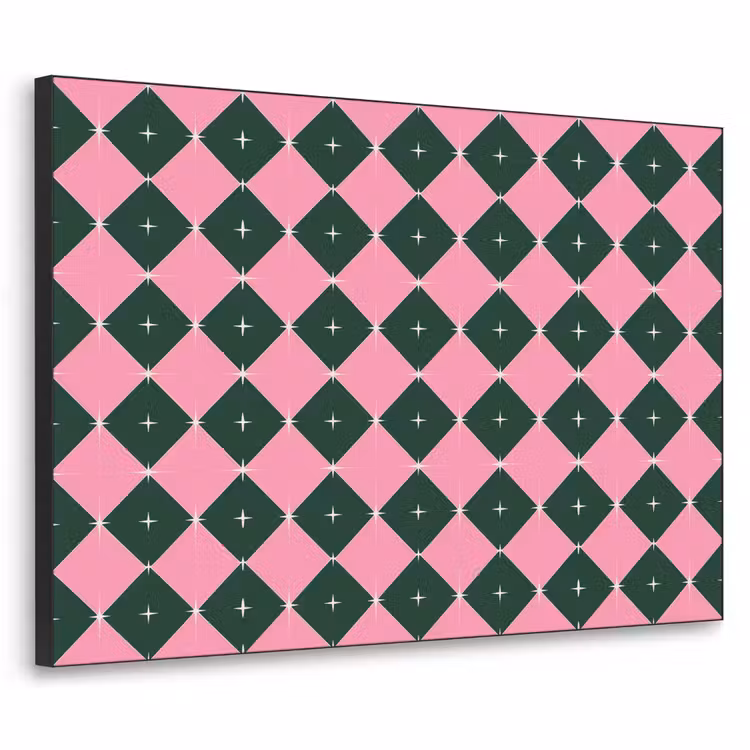 Art Frame - Kerst - Roze - Groen - Ster — 1