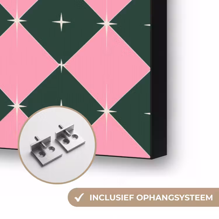 Art Frame - Kerst - Roze - Groen - Ster — 6