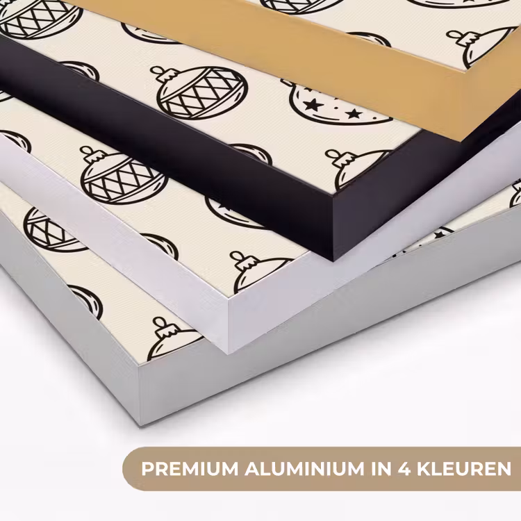 Art Frame - Kerstbal - Zwart - Wit — 2