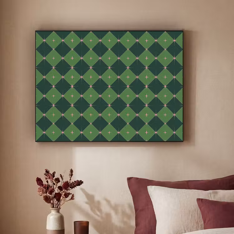 Art Frame - Ster - Groen - Roze - Kerst — 3